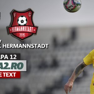 Noroc pentru FC Hermannstadt în cupă: echipa sibiană s-a calificat în  sferturi, unde va întâlni „