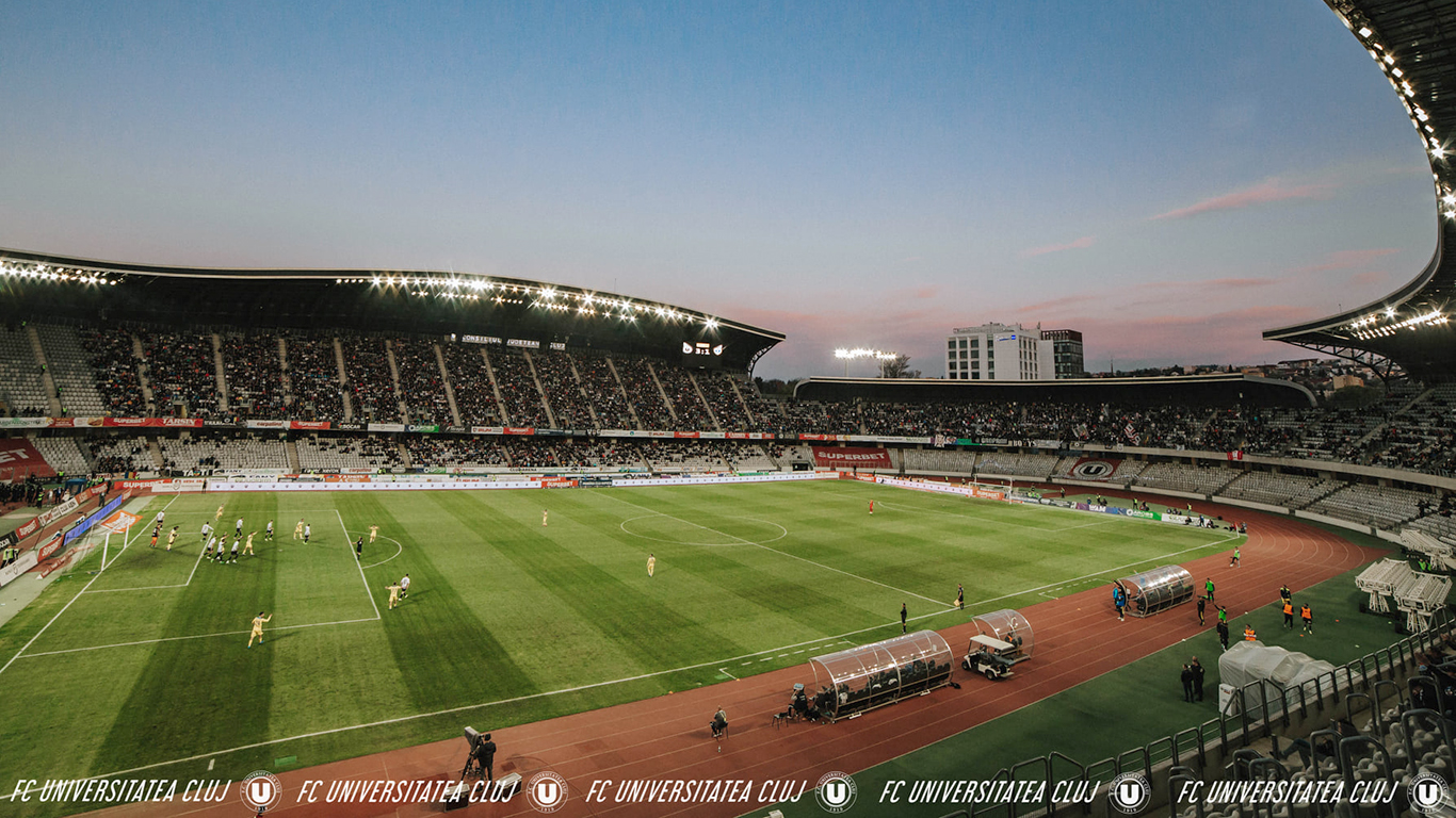 Universitatea Cluj - Hermannstadt 1-2. Sibienii câștigă pe Cluj Arena și  sunt cu un picior în Liga 1