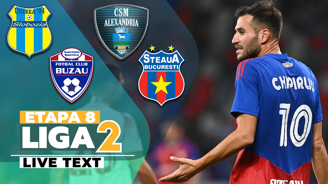 Final în prima etapă din Liga 2! CSA Steaua se salvează la ultima fază pe  terenul Chindiei » Toate rezultatele + Clasamentul complet