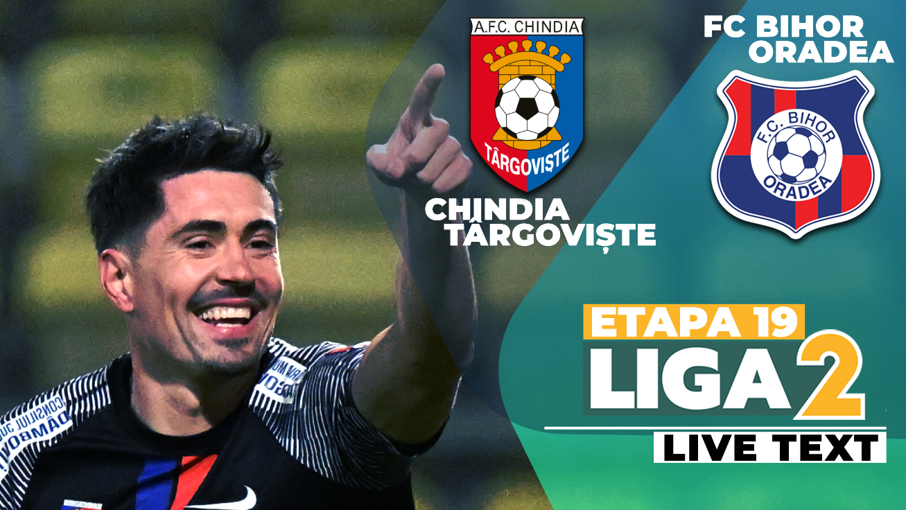 Poza pentru articolul Chindia – FC Bihor se dispută ACUM. Ambele luptă pentru accederea în play-off, iar orădenii își pot asigura locul chiar astăzi