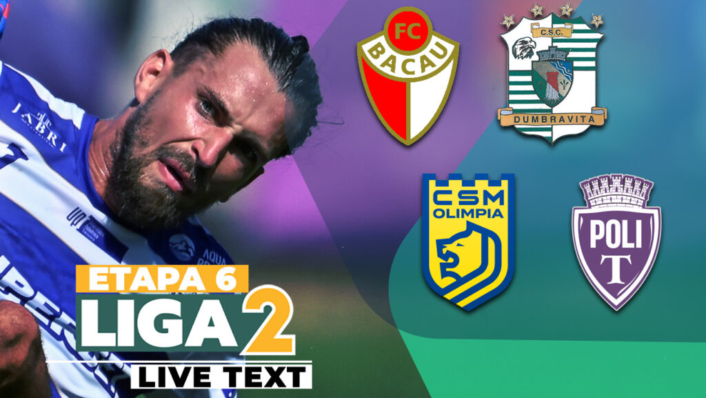 FC Bacău – CSC Dumbrăvița începe la ora 11:00. Moldovenii sunt neînvinși acasă, bănățenii n-au câștigat în deplasare